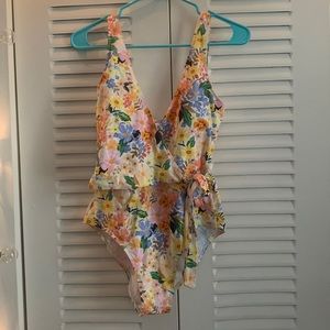 Rifle Paper Co x Summersalt Perfect Wrap One Piece